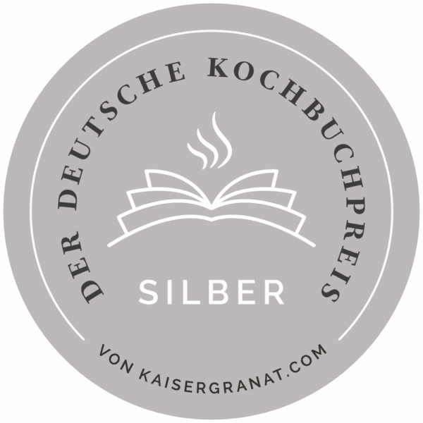 Silbermedaille vom Deutschen Kochbuchpreis.