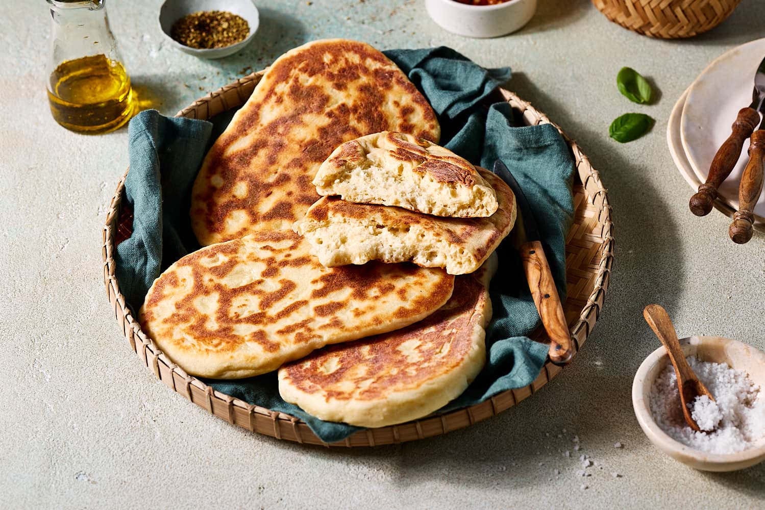 schnelles pfannenbrot ohne hefe